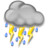 Thunderstorms Icon